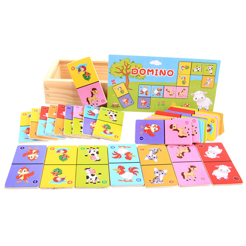 TimberTales – JSKT12 Interactive Wooden Dominoes
