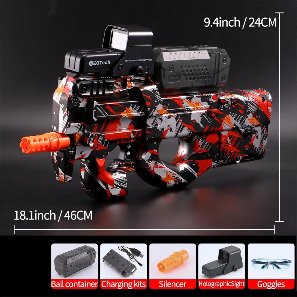 GelFury 2025 – P90 High-Speed Splash Ball Rifle