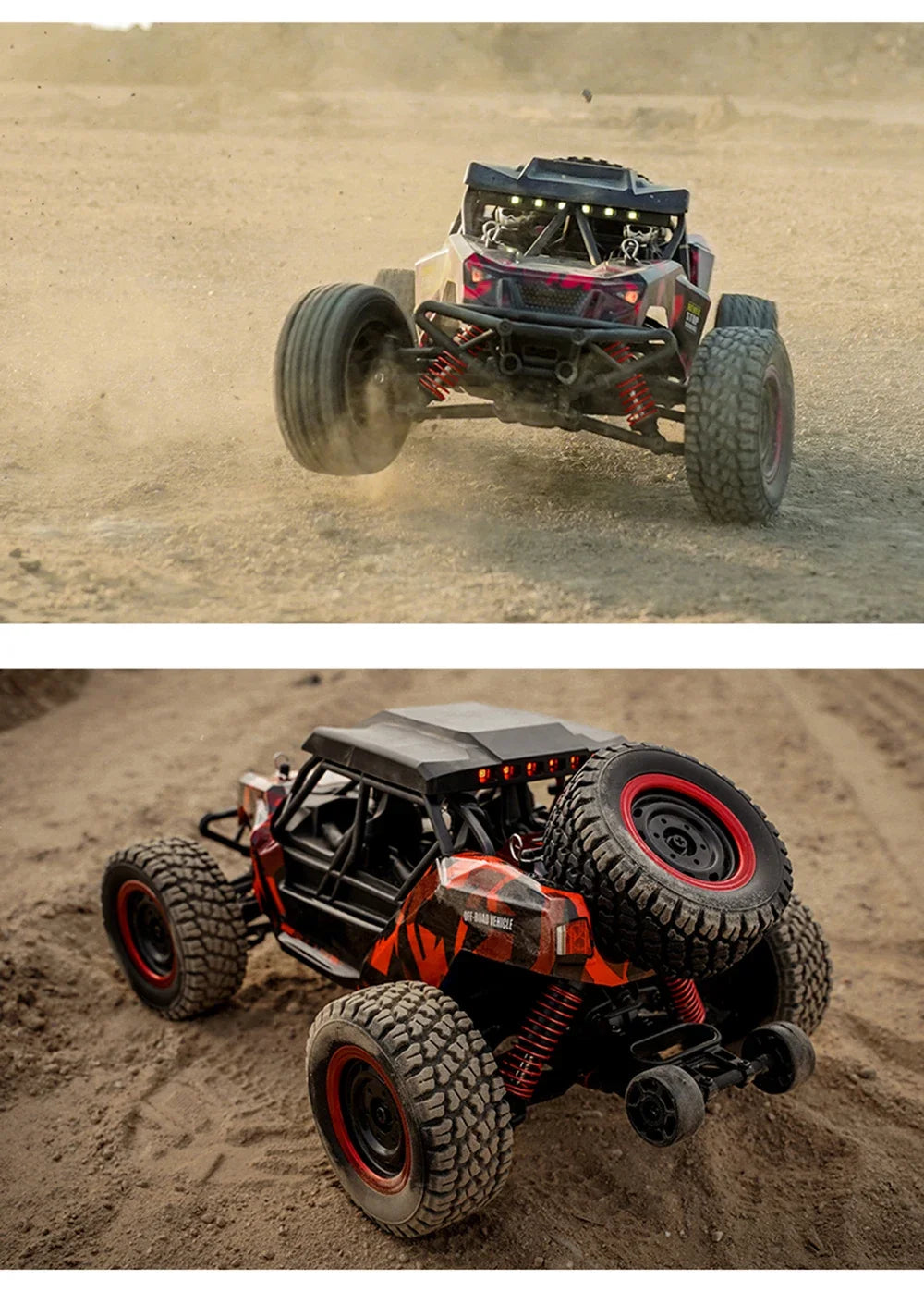 Premium 1:16 50KM/H RC Drift Off-Road Monster Truck LED Haute Vitesse - RCM50