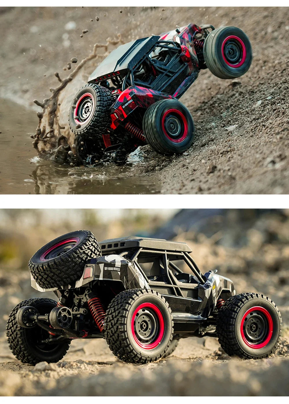 Premium 1:16 50KM/H RC Drift Off-Road Monster Truck LED Haute Vitesse - RCM50