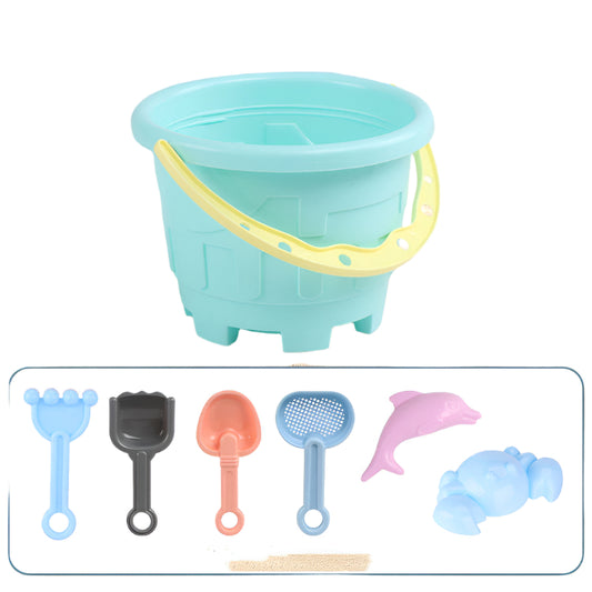Kit Jouets Plage Bébé 7 à 13 Pièces Seau Pelle Trolley Bateau Sablier