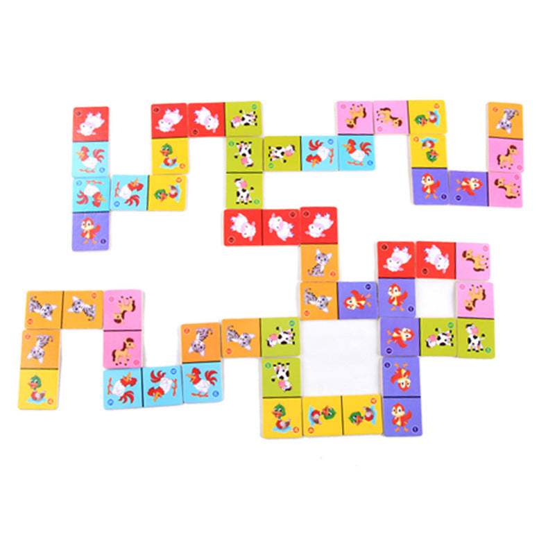 TimberTales – JSKT12 Interactive Wooden Dominoes