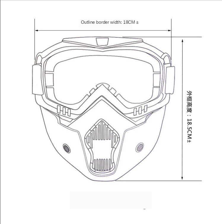 PowerShield 2025 – Soft EVA Gel Mask for Battles