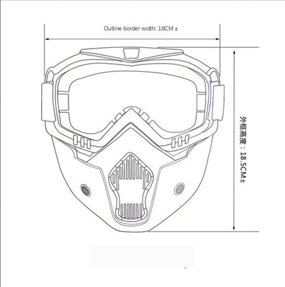 PowerShield 2025 – Soft EVA Gel Mask for Battles