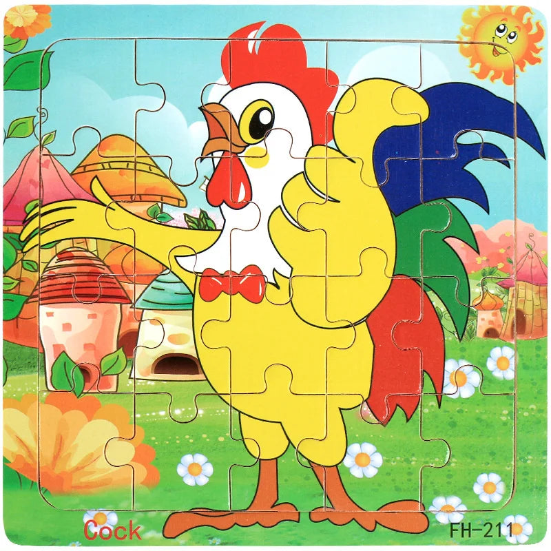 3D Wooden Puzzle – skxnier