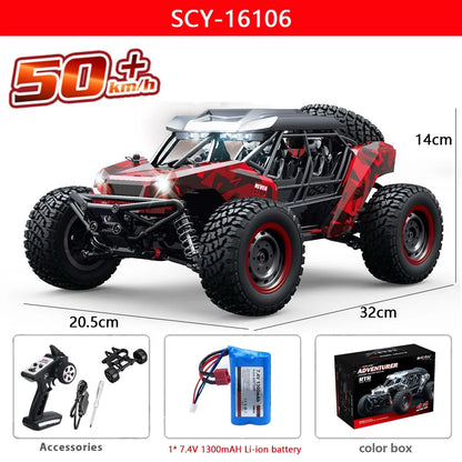 Premium  1:16 50KM/H RC Drift Off-Road Monster Truck LED Haute Vitesse - RCM50