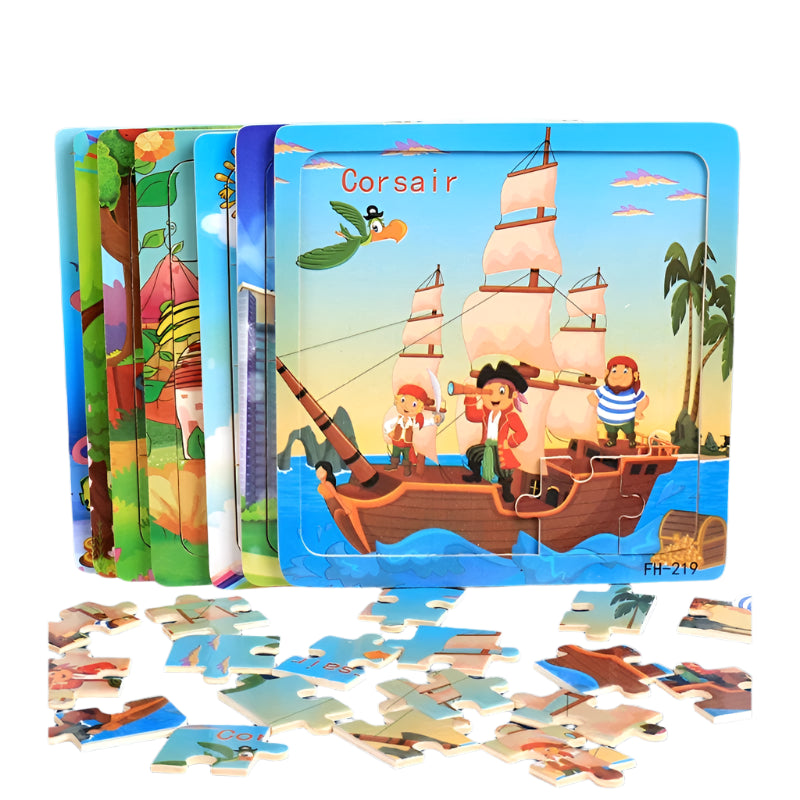 3D Wooden Puzzle – skxnier